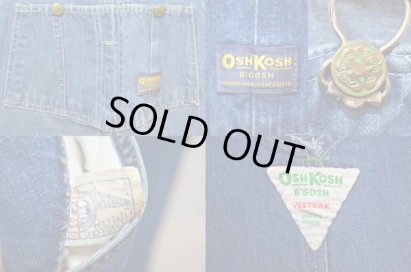 画像3: 80's OSHKOSH デニムオーバーオール (3)