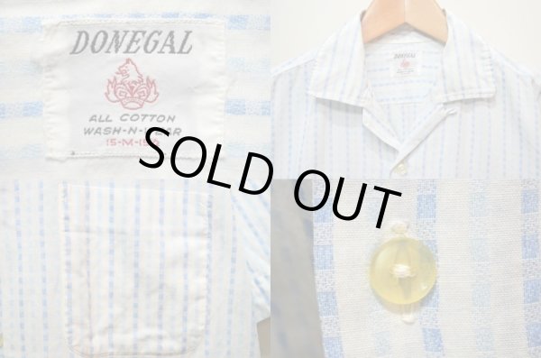 画像3: 60's DONEGAL S/S オープンカラーシャツ (3)