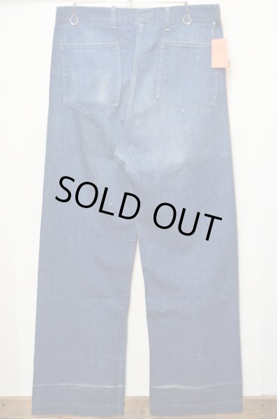 画像2: 40's US.NAVY デニムセーラーパンツ (2)