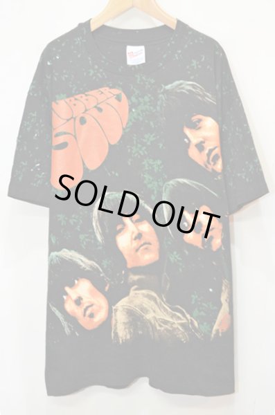 画像1: 90's THE BEATLES “RUBBER SOUL” 総柄プリントTシャツ (1)