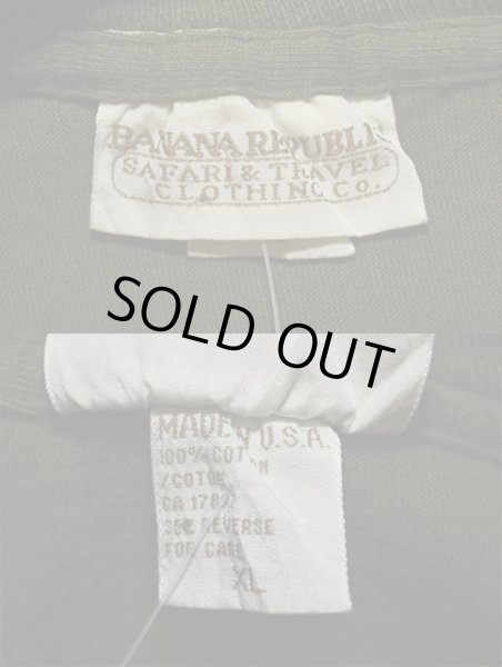 画像3: 80's BANANA REPUBLIC ポケットTシャツ “USA製 / DEADSTOCK” (3)