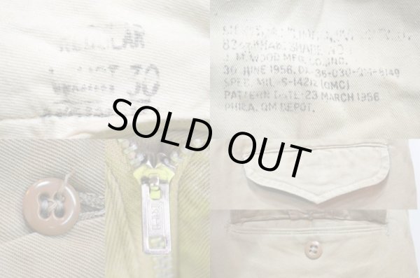 画像3: 50's US ARMY タック入りチノショーツ (3)