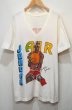 画像1: 80's MICHAEL JORDAN 両面プリント VネックTシャツ “USA製” (1)