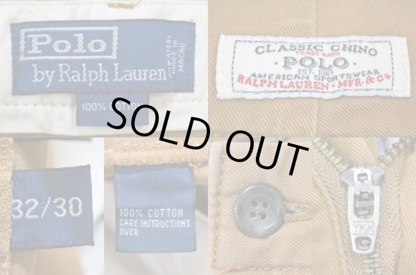 画像3: 90's Polo Ralph Lauren チノパンツ “BROWN” (3)
