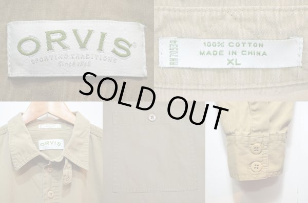 画像3: 90's ORVIS チンスト付き プルオーバーシャツ (3)