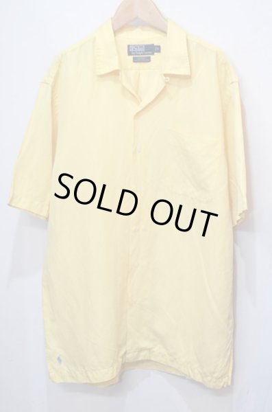 画像1: 90's Polo Ralph Lauren S/S オープンカラーシャツ (1)