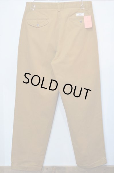 画像2: 90's Polo Ralph Lauren 2タックチノトラウザー “BROWN” (2)