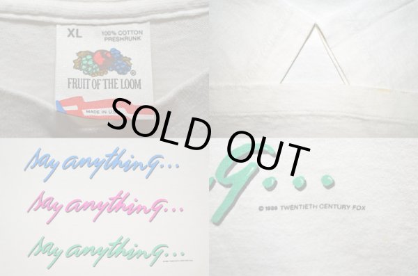 画像3: 80's say anything... ムービーTシャツ “USA製” (3)