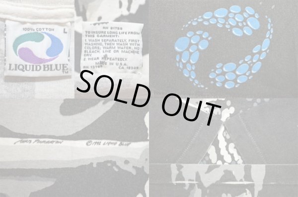 画像3: 90's LIQUID BLUE 総柄プリントTシャツ “USA製” (3)