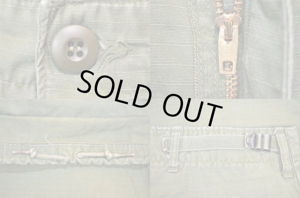 画像4: 60's US.ARMY ジャングルファティーグパンツ “4th” (4)