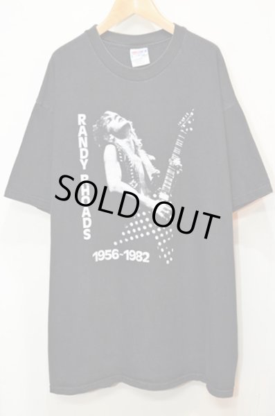 画像1: 90-00's RANDY RHOADS プリントTシャツ (1)