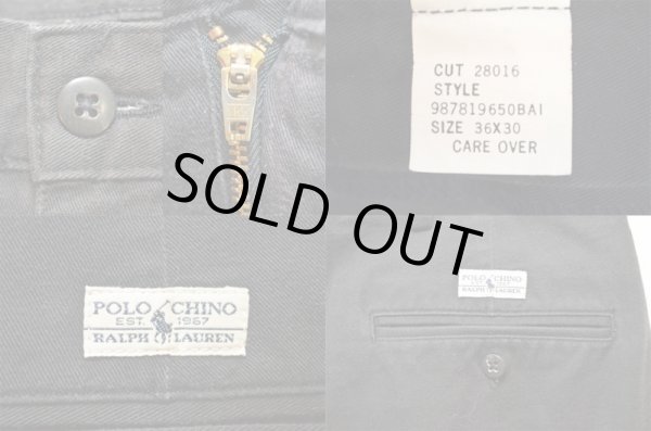 画像3: 90's Polo Ralph Lauren タック入りチノトラウザー “USA製” (3)