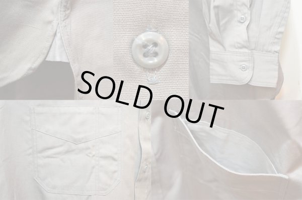 画像4: 60's BADGER SHIRT コットンポプリンワークシャツ “DEADSTOCK” #1 (4)