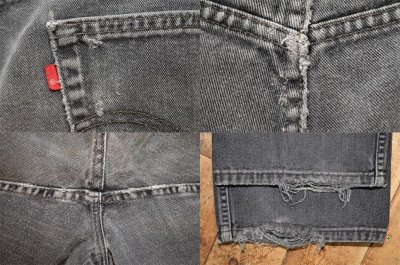 画像2: 90's Levi's 505 ブラックデニムパンツ “USA製”