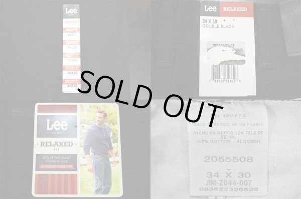 画像4: 日本未発売 Lee 5ポケットデニムパンツ “RELAXED FIT / DOUBLE BLACK” (4)