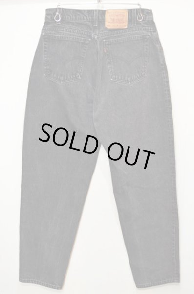 90's Levi's 560 ブラックデニムパンツ “USA製” - used&vintage box Hi 