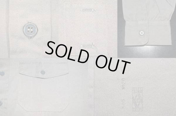 画像4: 60's Elbeco コットンポプリンワークシャツ “DEADSTOCK” #1 (4)