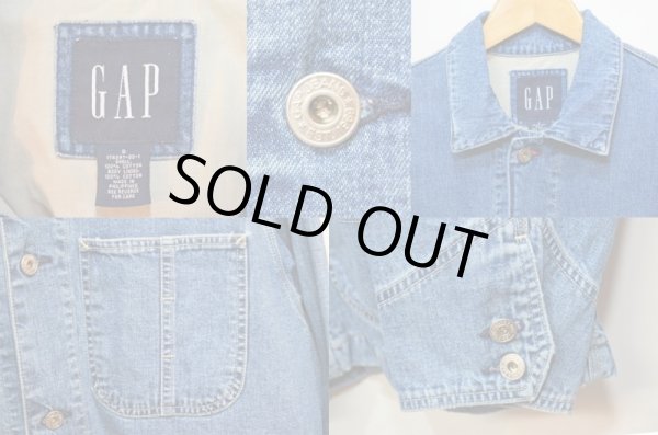 画像3: 90's GAP デニムカバーオール (3)