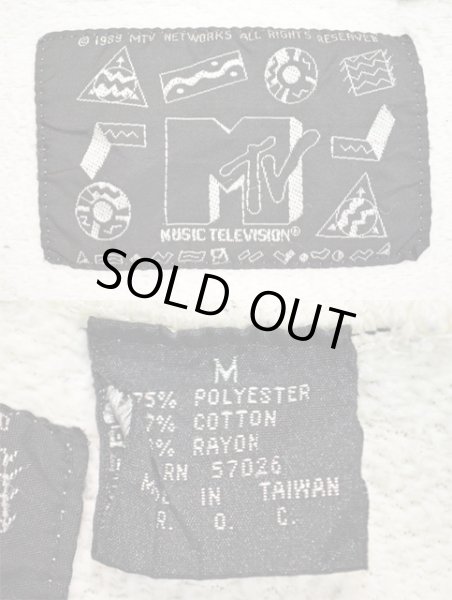 画像3: 80's MTV フェルトパッチ付き スウェットカットソー (3)
