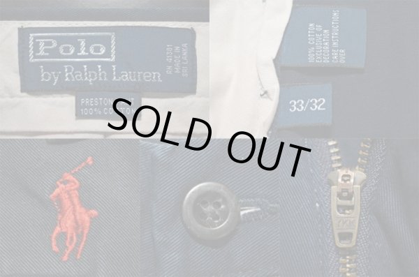 画像3: Polo Ralph Lauren チノトラウザー “NAVY” (3)