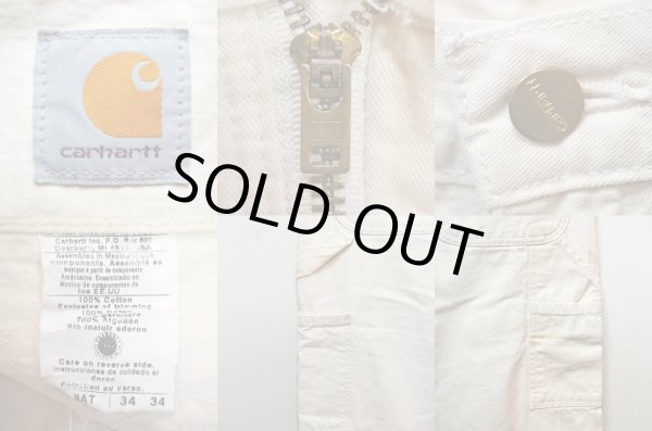 画像3: 90-00's Carhartt ダックペインターパンツ “NATURAL” (3)