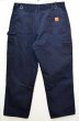 画像2: 90-00's Carhartt ダックペインターパンツ “NAVY” (2)