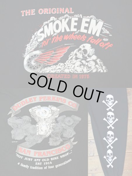 画像4: 90's Harley-Davidson L/S Tシャツ "袖プリント" (4)