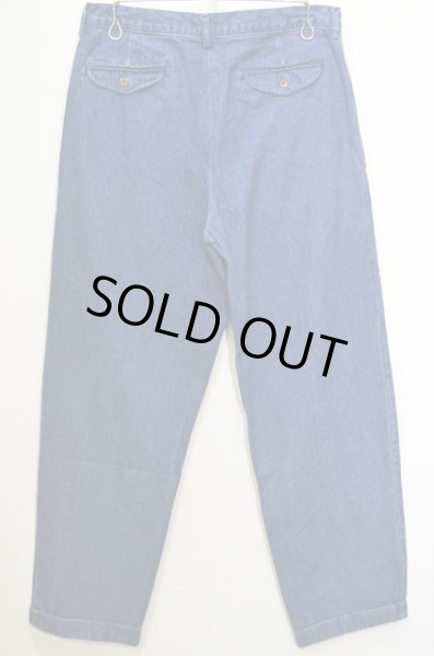 画像2: 80-90's GAP タック入り デニムトラウザー (2)