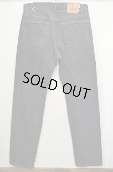 画像2: 90's Levi's 501 ブラックデニムパンツ “USA製 / 先染め” (2)