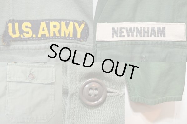 画像4: 60's US.ARMY ユーティリティーシャツ “コットンサテン” (4)