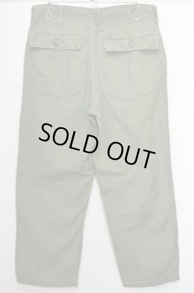 画像2: 70's US.ARMY ベイカーパンツ “コットンサテン” (2)