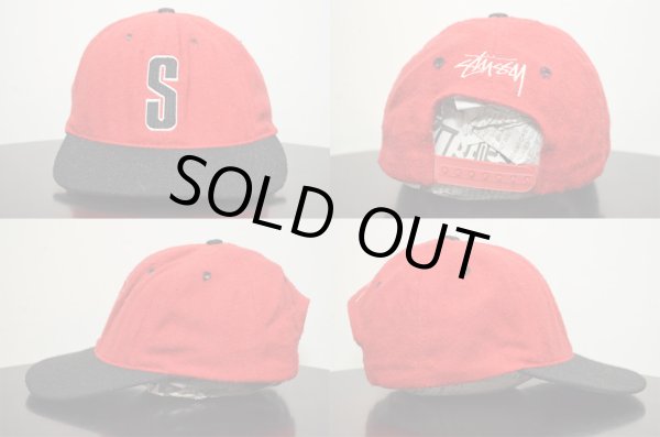 画像3: 90's OLD STUSSY 6panel WOOL CAP “USA製” (3)