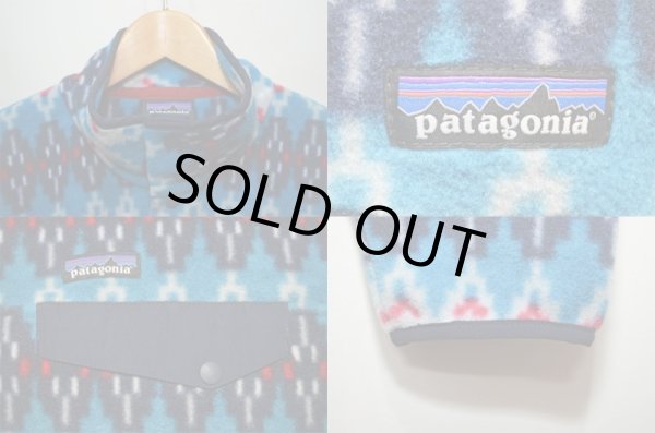 画像4: 新品未使用 Patagonia M's Synchilla Snap T Pull Over “Forest Carpet / Deep Sea Blue” (4)