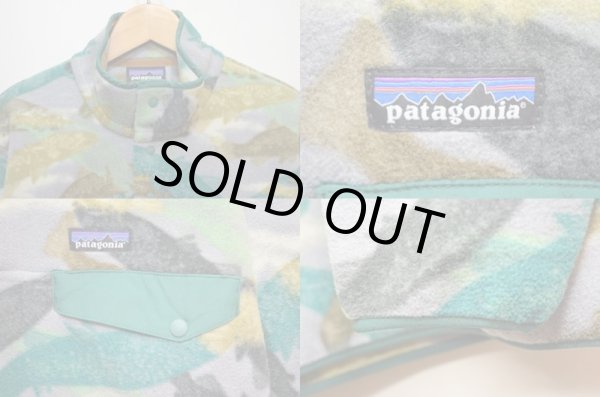 画像4: 新品未使用 Patagonia M's Synchilla Snap T Pull Over “Trout Tails / Legend Green” (4)