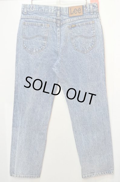画像2: 90's Lee ケミカルウォッシュ デニムパンツ (2)