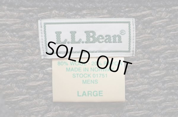 画像3: 80's L.L.BEAN バーズアイ柄 ウールニット “チャコールグレー” (3)