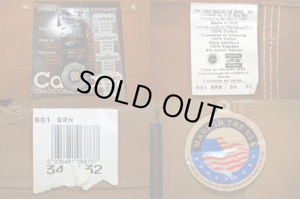 画像4: 90's Carhartt ダブルニー ダックペインターパンツ “USA製 / DEADSTOCK” (4)