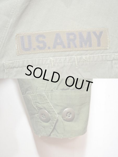 画像4: 60's US.ARMY ジャングルファティーグジャケット “ノンリップ” (4)