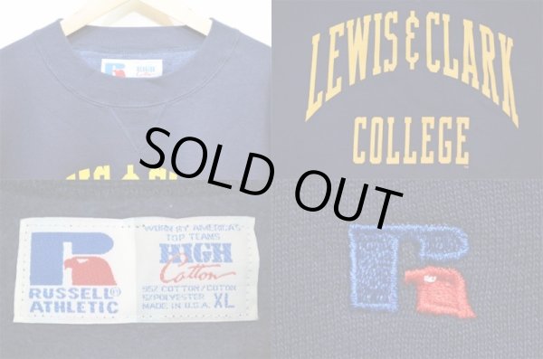 画像4: 90's RUSSELL 前V スウェット “DEADSTOCK” (4)