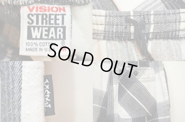 画像3: 90's VISION チェック柄イージーパンツ “USA製” (3)