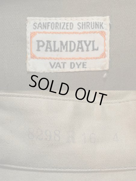 画像3: 40-50's PALMDAYL マチ付きワークシャツ “DEADSTOCK” (3)