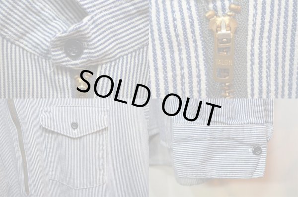 画像4: 80-90's KEY IMPERIAL ハーフZIPワークシャツ (4)