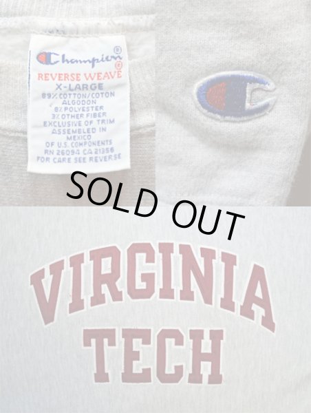 画像3: 90's Champion リバースウィーブスウェット “VIRGINIA TECH” (3)