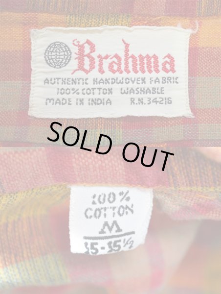 画像3: 60's Brahma 3点留めボタンダウンシャツ “インディアコットン” (3)