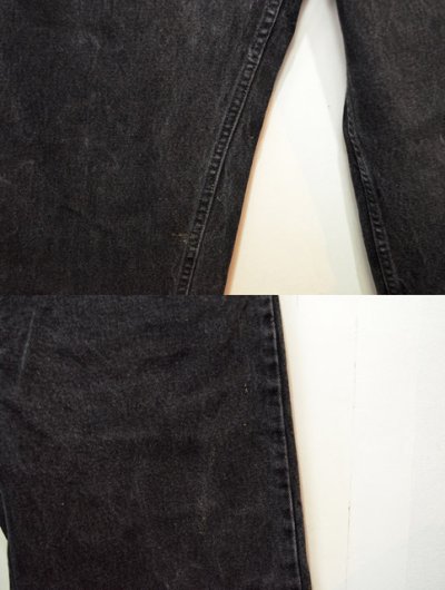 画像1: 90's Levi's 550 ブラックデニムパンツ “USA製”