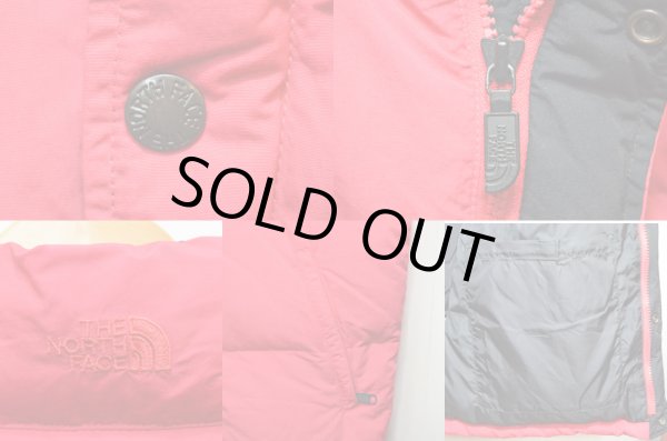 画像4: 90's THE NORTH FACE ダウンベスト “黒ラッカーボタン” (4)