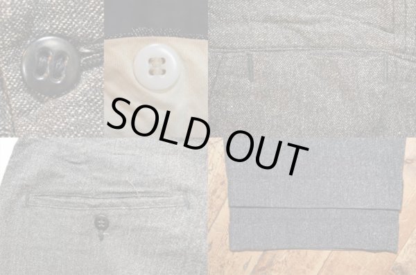 画像4: 40's Lee ブラックシャンブレー ワークパンツ (4)