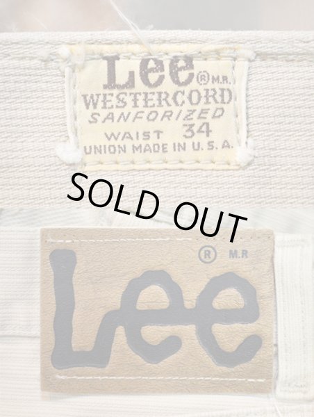 画像3: 60's Lee ピケパンツ “WESTERCORD” (3)