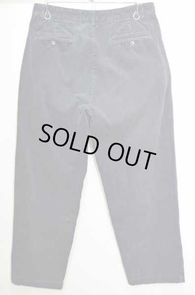 画像2: Polo Ralph Lauren 2タック太畝コーデュロイパンツ “NAVY” (2)