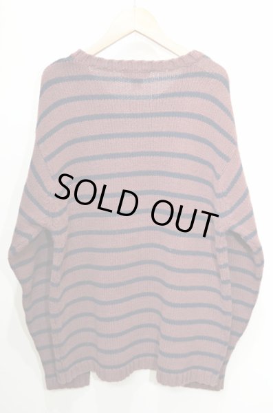 画像2: 90's L.L.BEAN ボーダー柄 コットンニット (2)